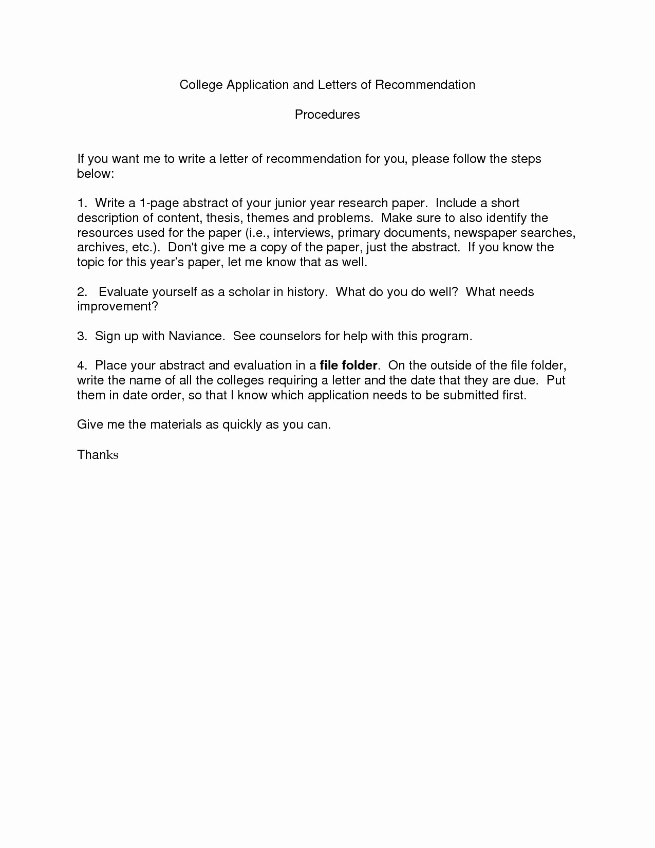 Format Of A Recommendation Letter Unique Re Mendation Letter for College Template