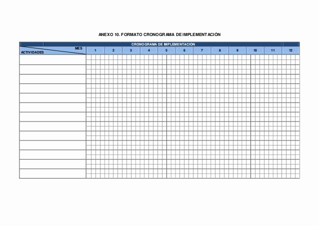 Formato Excel Cronograma De Actividades Lovely formatos Y Cronograma De Prevención De Desastres