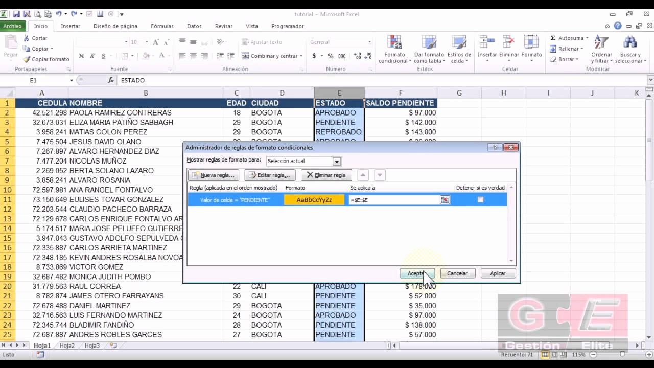 Formato Extracto Bancario En Excel Unique formato Condicional En Excel 2010