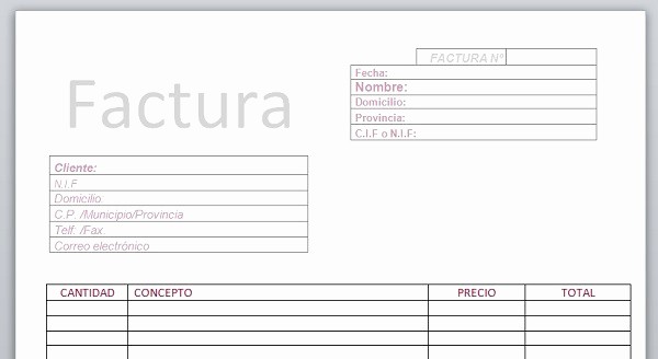 Formato Factura Regimen Simplificado Excel Elegant Aqu­ Tienes 20 Plantillas Para Hacer Facturas En Word