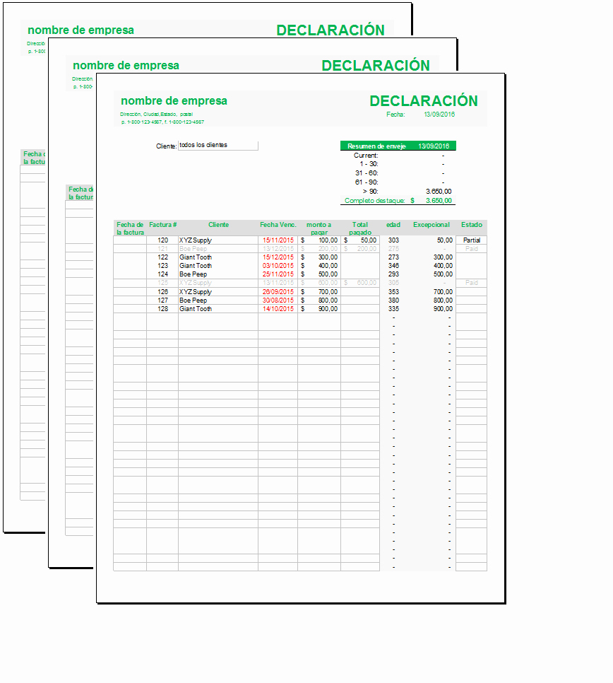 Formato Para Cotizaciones En Excel Unique formato De Seguimiento De Facturas – Plantillas Gratis