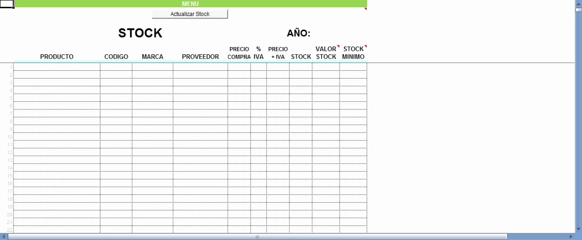 Formato Salida De Almacen Excel Beautiful Sistema En Excel Para Control De Inventario Entradas