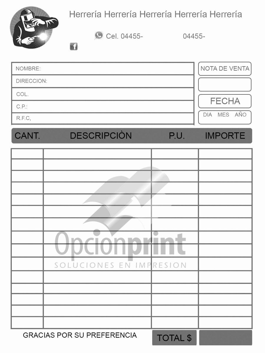 Formatos De Remision En Excel Unique 1 4 De Carta Notas Remisiones andas Vales Etc