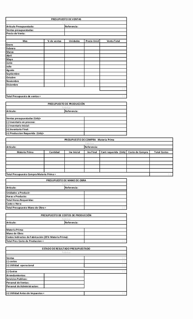 Formatos Para Presupuestos En Excel Unique formato Para Presupuestos