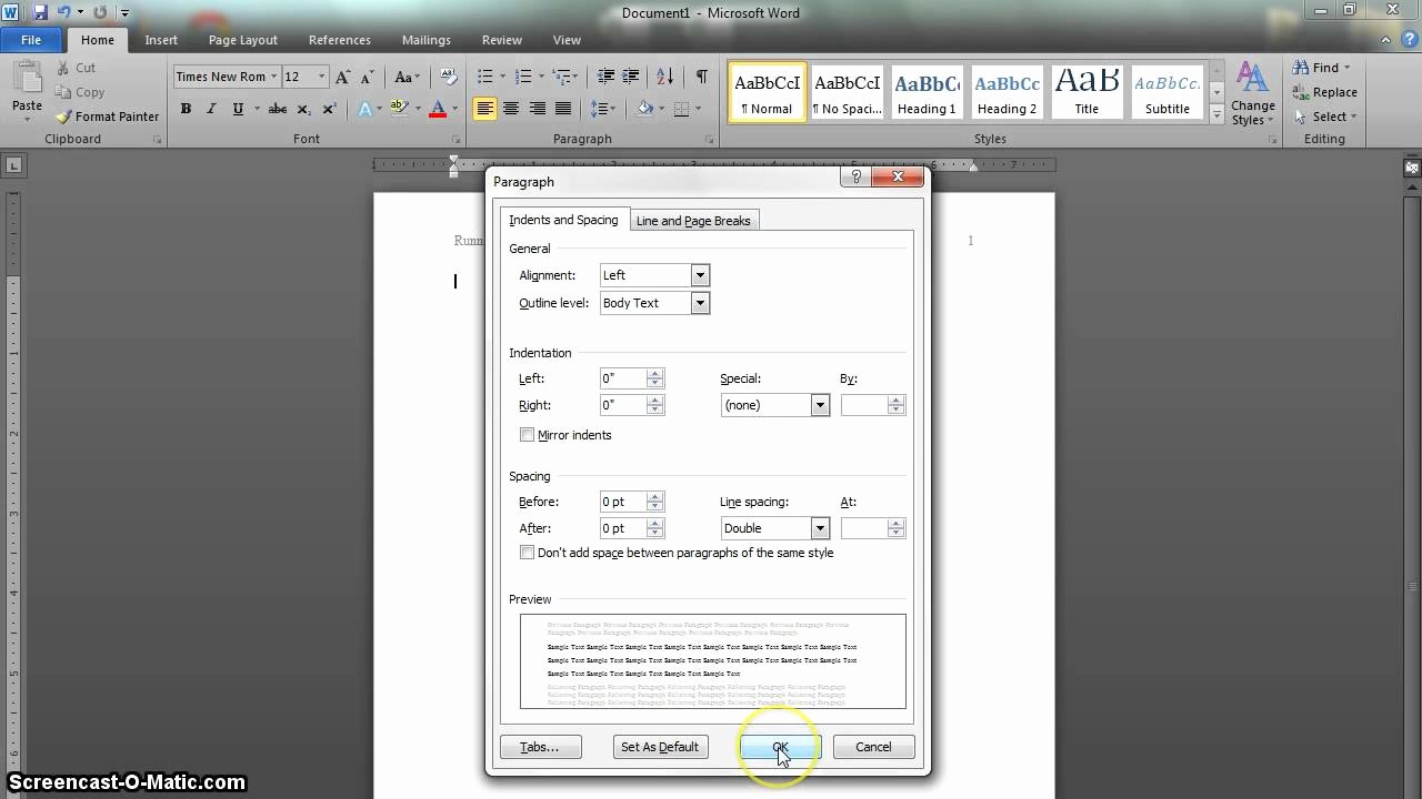 Formatting Apa Paper In Word Elegant Apa format Setup In Word 2010 Updated
