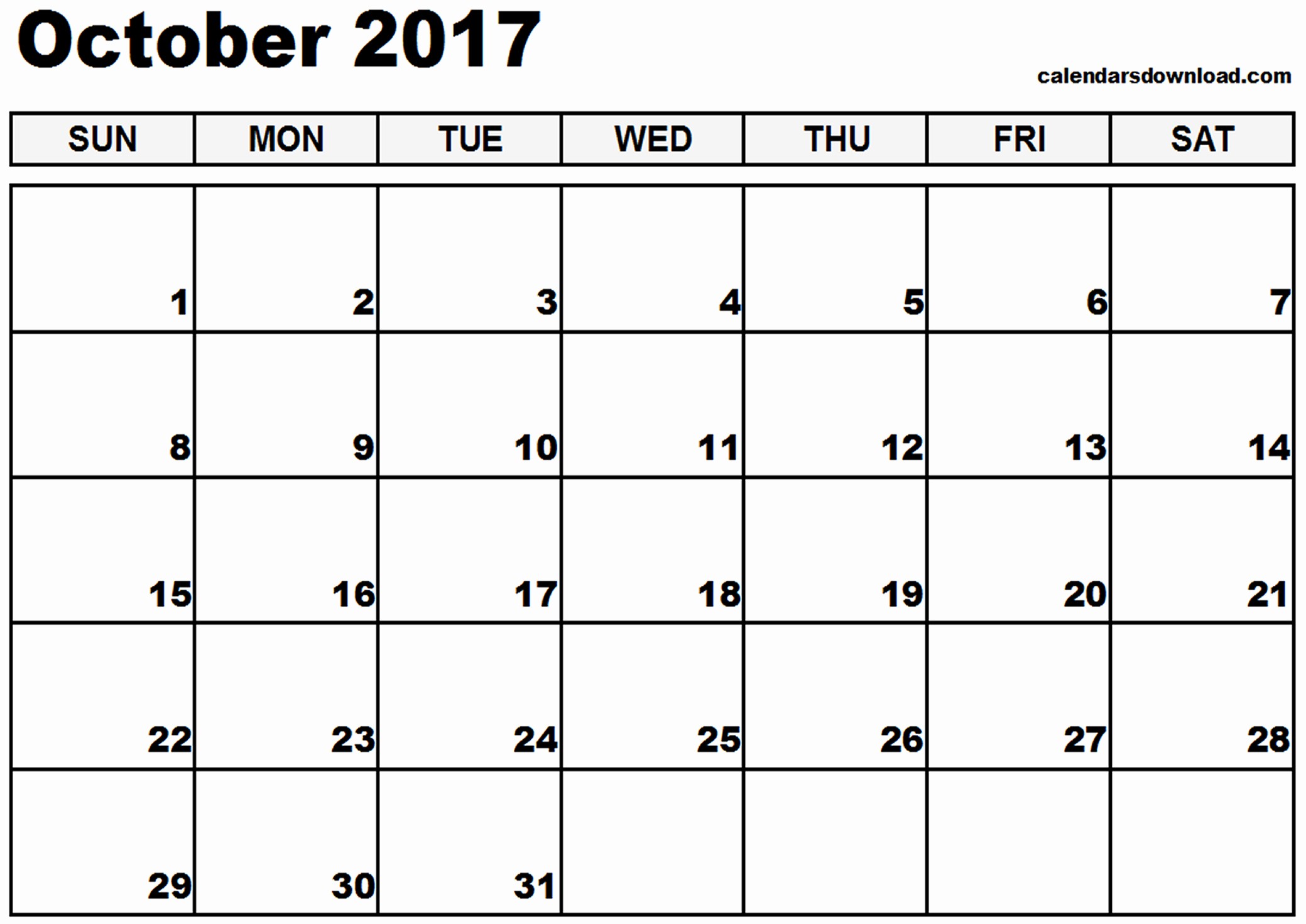 october 2017 calendar 532