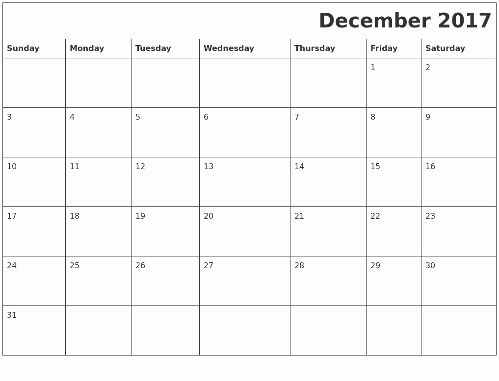 Free 2017 Printable Calendar Word Luxury December 2017 Printable Calendar Template Holidays Excel