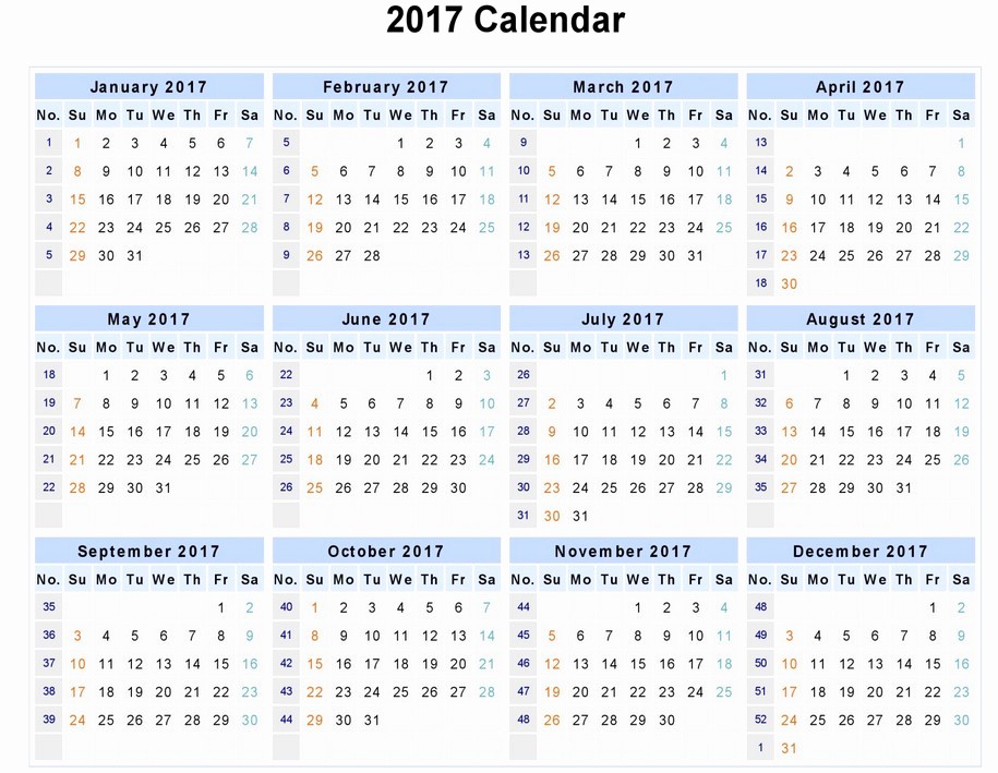 Free 2017 Printable Calendar Word Unique 2017 Calendar Word