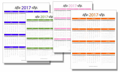 Free 2017 Yearly Calendar Template Elegant 2017 Free Printable Calendars Free Printable Calendars
