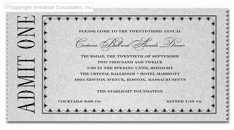 Free Admit One Ticket Template Fresh Admit E Ticket Corporate Invitations by Invitation