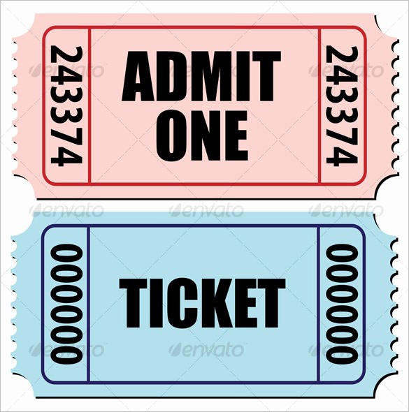 Free Admit One Ticket Template Unique Ticket Templates – 99 Free Word Excel Pdf Psd Eps