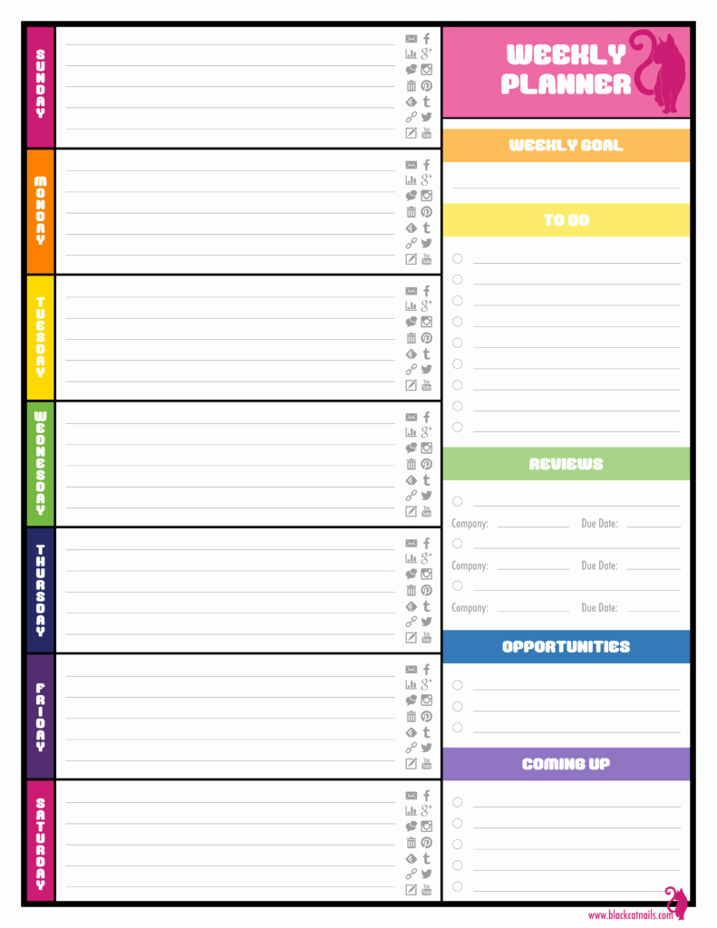 Free Agenda Templates for Word Fresh Weekly Planner Template Word Best Agenda Templates