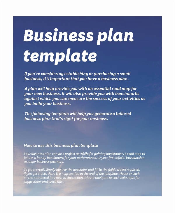 Free Basic Business Plan Template Fresh Basic Business Plan Templates 12 Free Pdf format