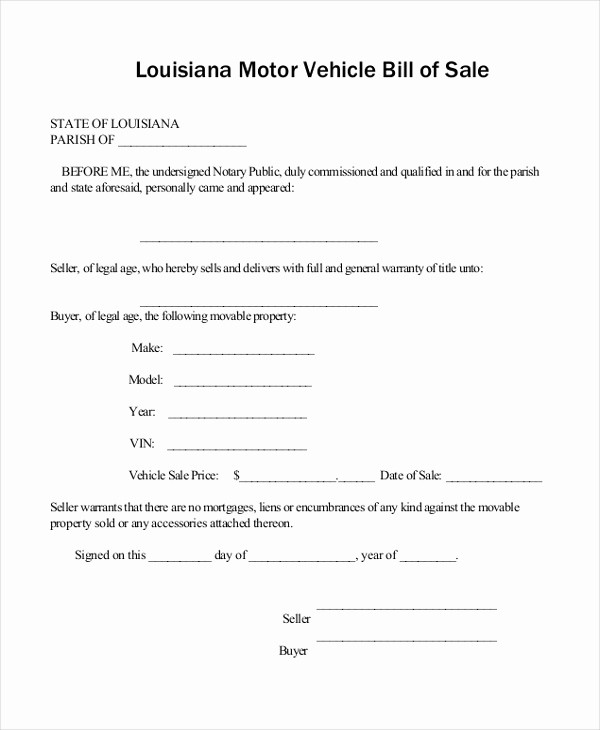 Free Bill Of Sale Dmv Beautiful Sample Dmv Bill Of Sale forms 8 Free Documents In Pdf