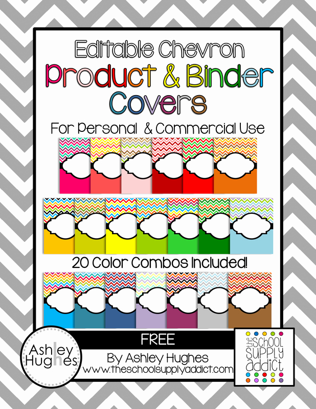 Free Binder Covers and Spines Elegant Binder &amp; Product Cover Freebies the School Supply Addict