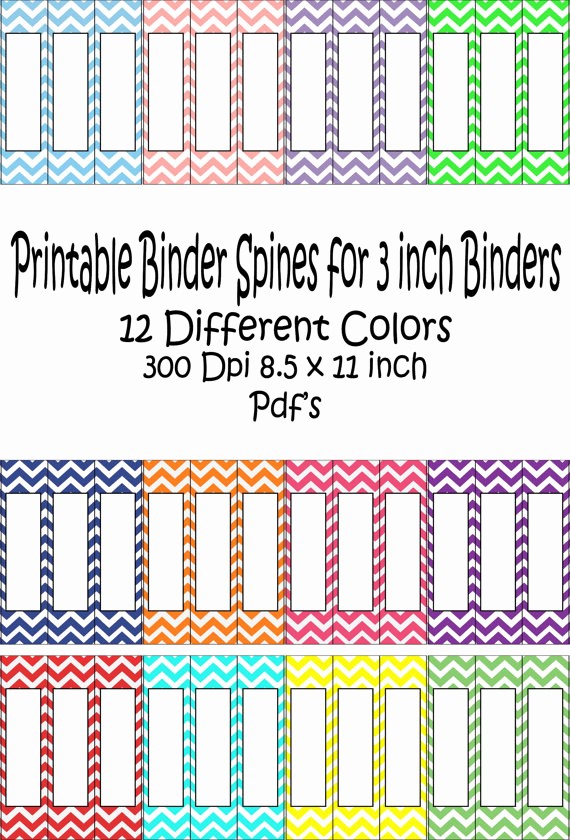 Free Binder Covers and Spines Lovely 6 Best Of Printable Binder Spine Chevron Binder