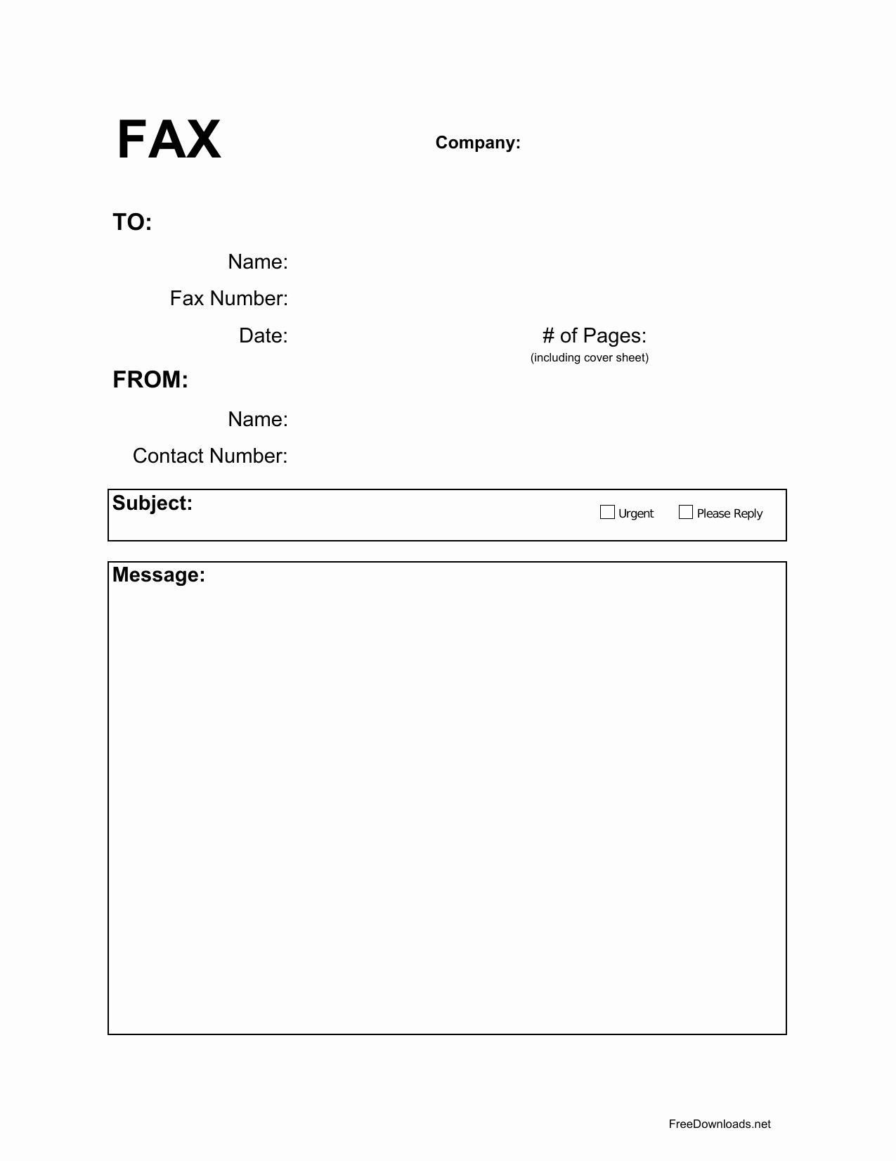 Free Blank Fax Cover Sheet Fresh Download Fax Cover Sheet Template Pdf Rtf