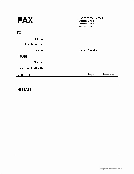 Free Blank Fax Cover Sheet Fresh Free Fax Cover Sheet Template Printable Fax Cover Sheet