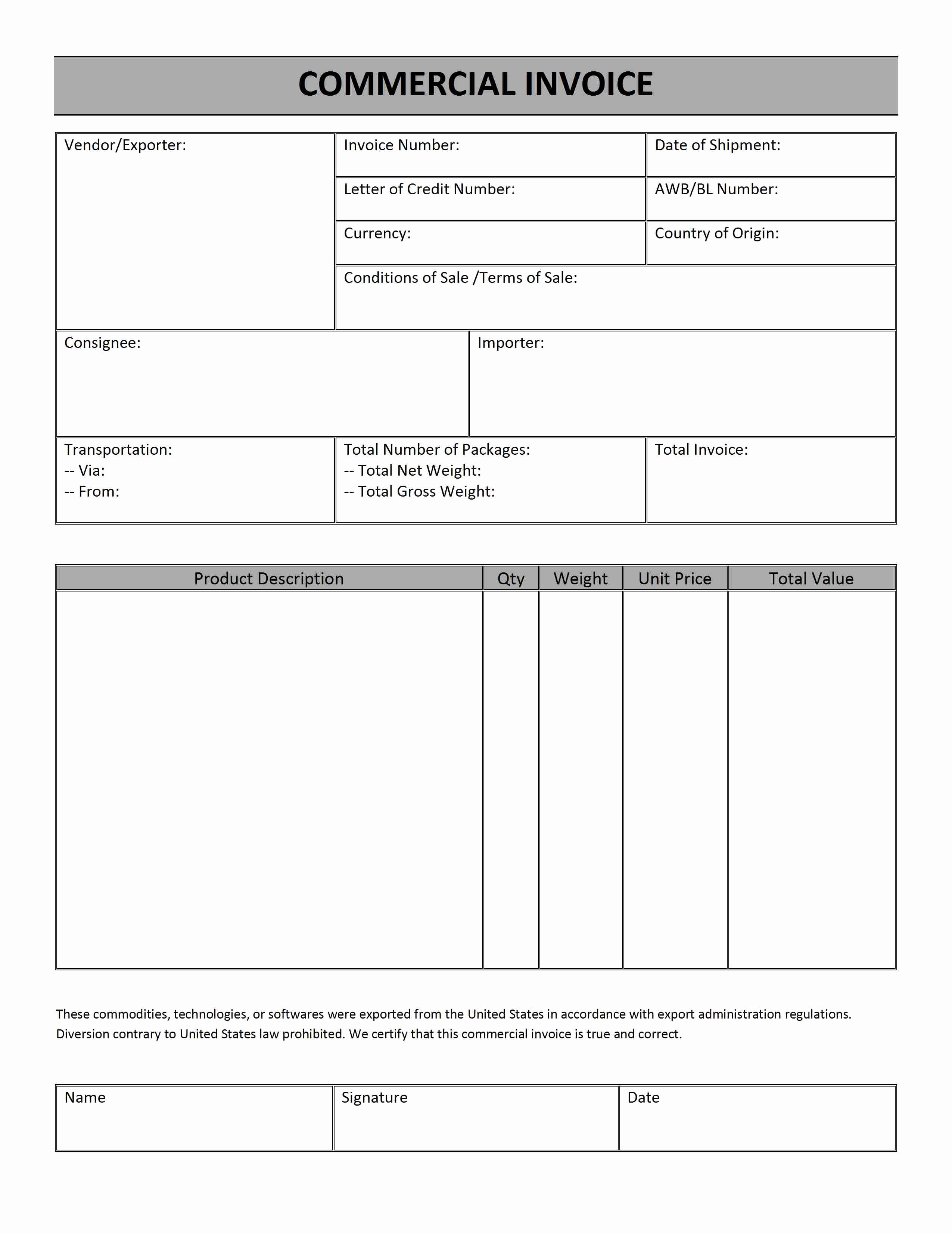 Free Blank Invoice Template Word New Consultant Invoice Template Doc
