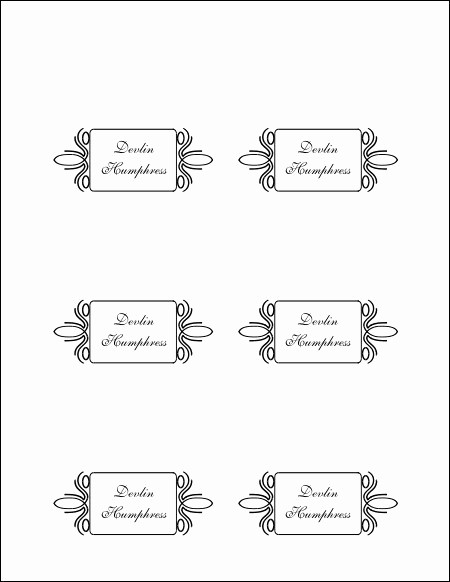 Free Blank Place Card Template Lovely Free Printable Blank Place Card Template