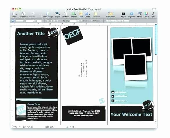 Free Brochure Templates for Mac Lovely Free Pages Brochure Templates Mac Free Flyer Template