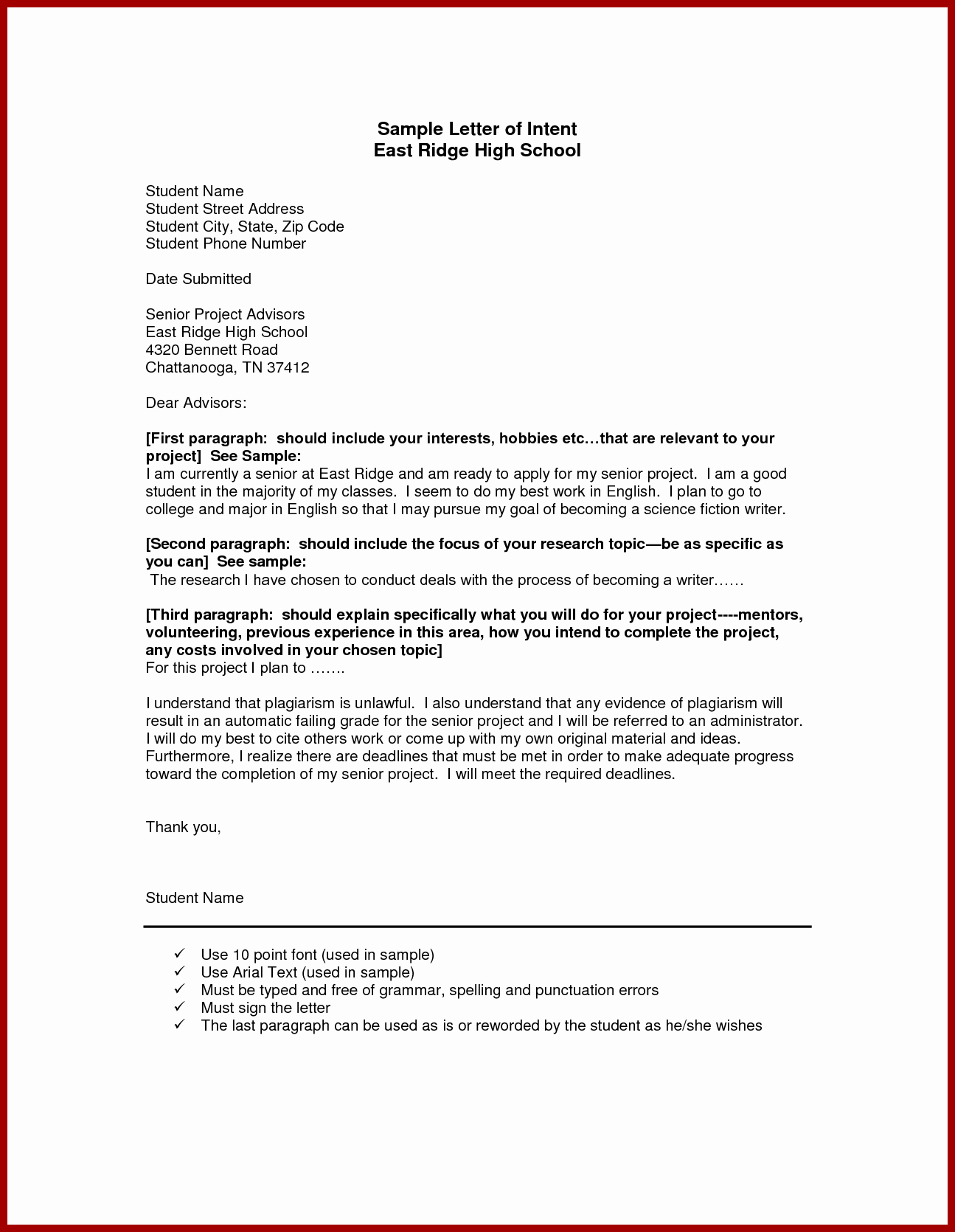 Free Business Letter Template Word Unique Business Letter Intent Example Mughals