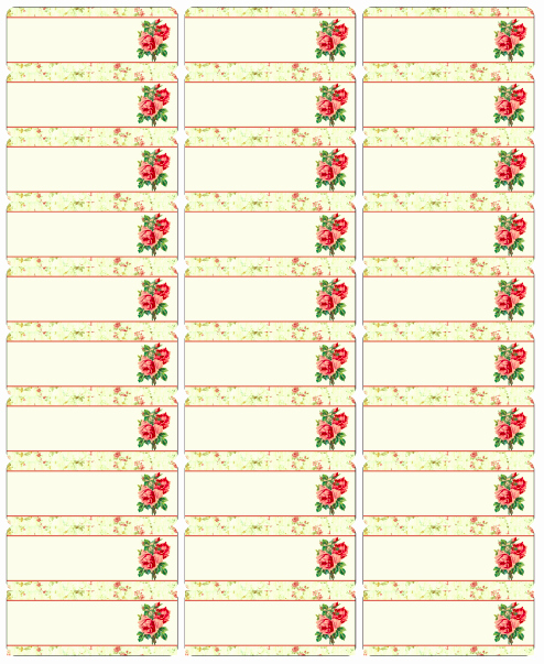 Free Christmas Return Address Labels Awesome Free Vintage Rose Label Printables by Rachel Birdsell