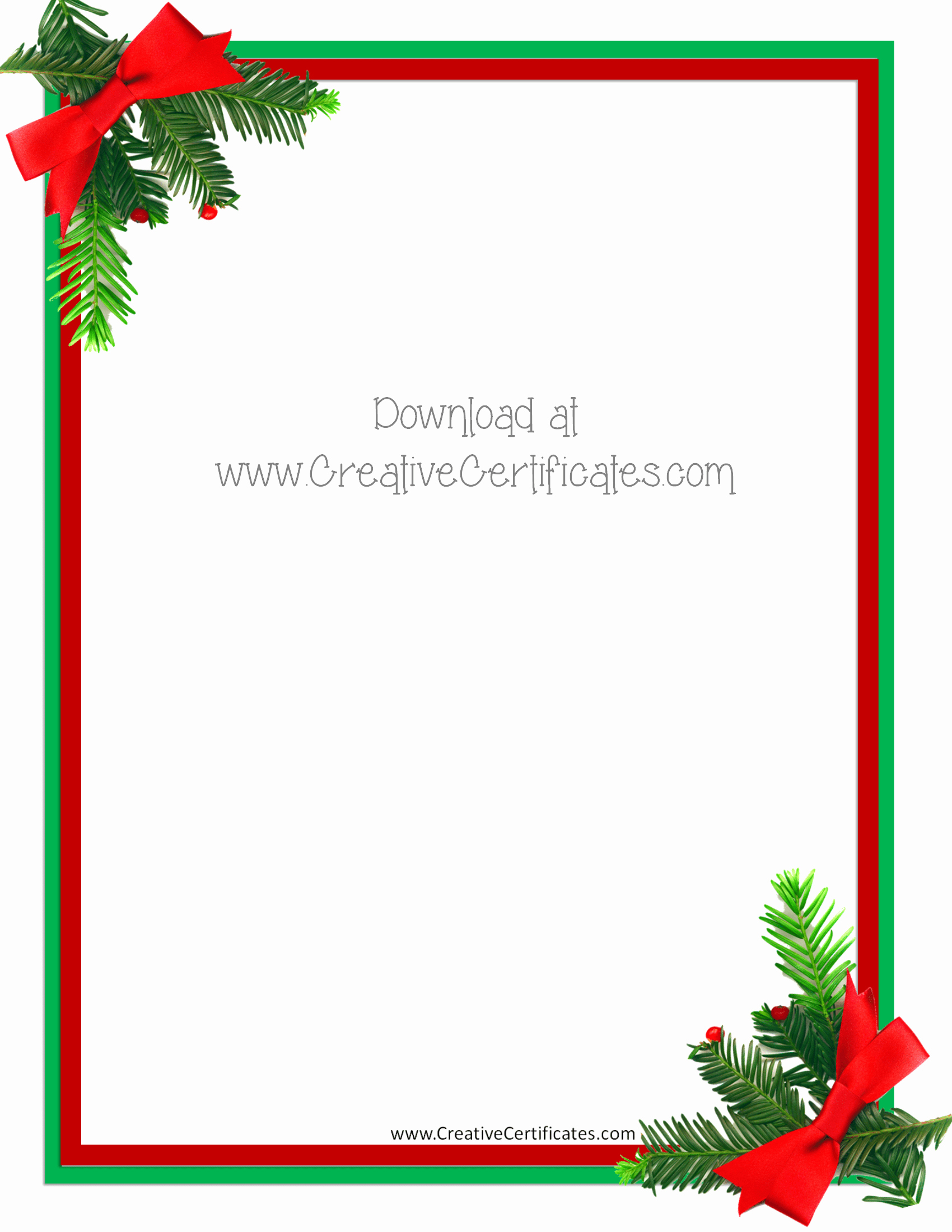 Free Christmas Template for Word Lovely Free Christmas Border Templates Customize Line then