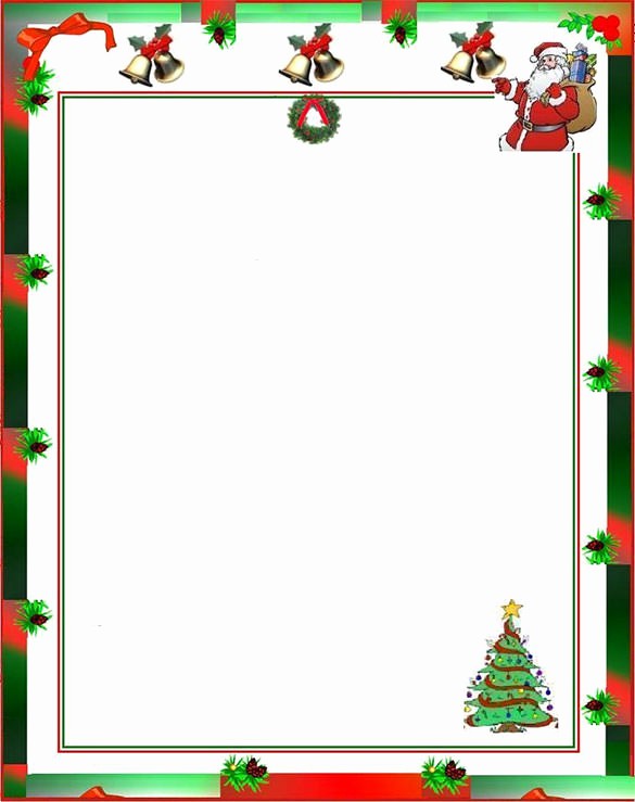Free Christmas Template for Word New 13 Christmas Paper Templates Free Word Pdf Jpeg
