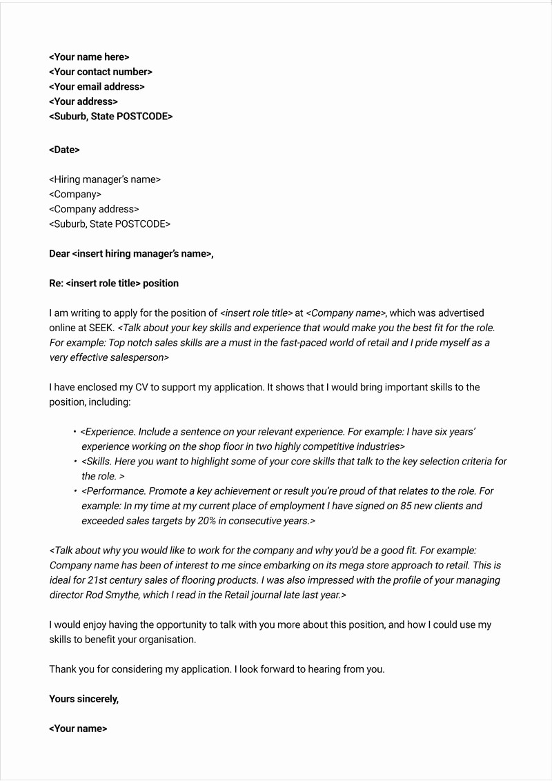 Free Cover Letter Template Download Fresh Cover Letter Template