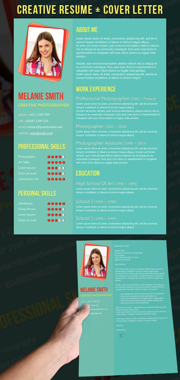 Free Creative Cover Letter Templates Beautiful Phuket Resume Collection and Creative Design 21 Stunning