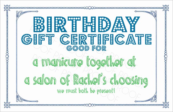 Free Customizable Printable Gift Certificates Inspirational Gift Certificate Template – 34 Free Word Outlook Pdf