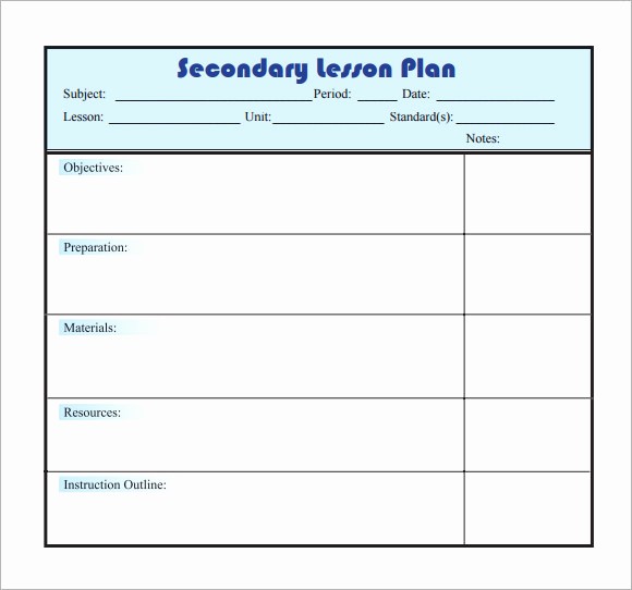Free Daily Lesson Plan Template Luxury 10 Sample Lesson Plans