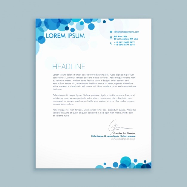 Free Download Business Letter Template Awesome 30 Best Free Letterhead Design Mockup Vector and Psd
