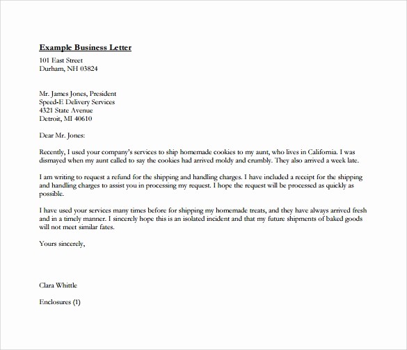 Free Download Business Letter Template Fresh 29 Sample Business Letters format to Download