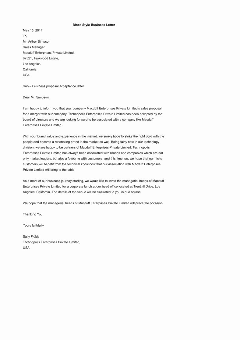 Free Download Business Letter Template Inspirational Tips for Writing A Letter In Business format