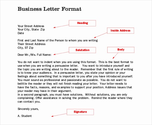 Free Download Business Letter Template New 50 Business Letter Templates Pdf Doc