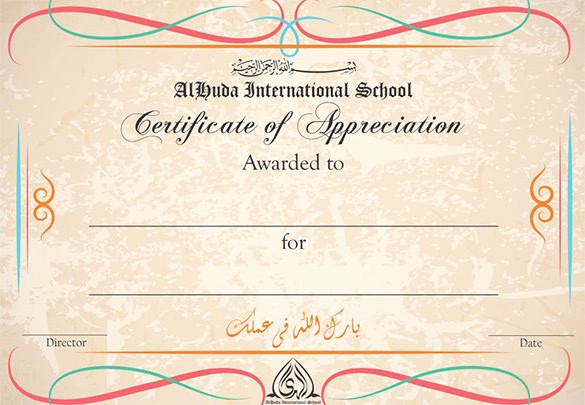 Free Download Certificate Of Appreciation Fresh 29 Certificate Of Appreciation Templates Word Pdf Psd