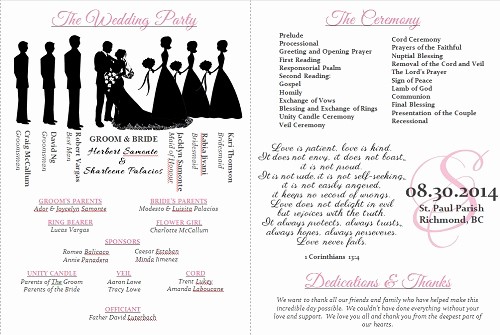 Free Download Wedding Program Template Beautiful Wedding Program Templates