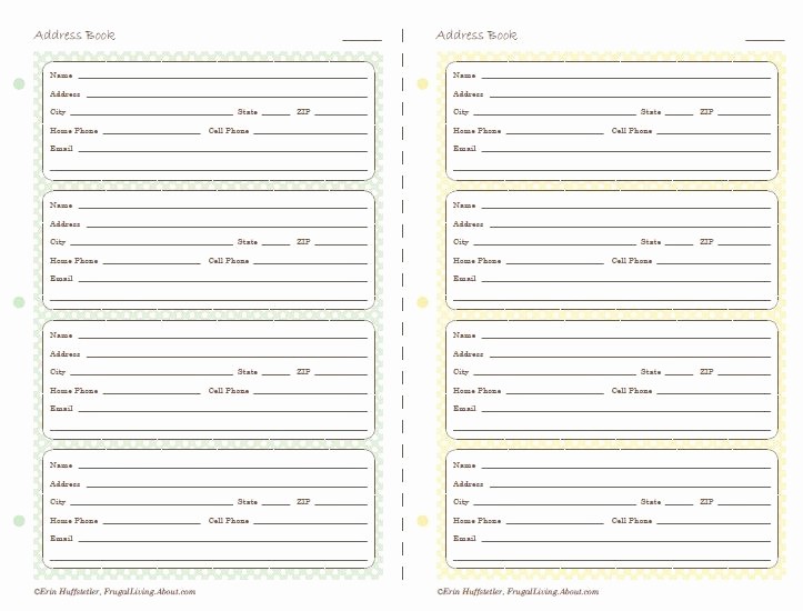 Free Downloadable Address Book Template Inspirational 8 Best Of Phone Book Printable Printable Phone