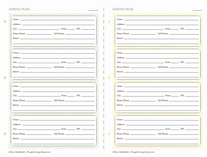 Free Downloadable Address Book Template Inspirational where Can I Find Printable Address Pages for A Planner