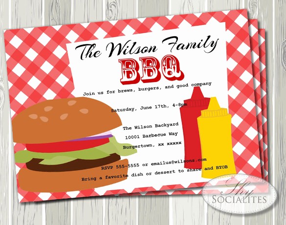 Free Downloadable Bbq Invitation Template Best Of 30 Barbeque Invitation Templates Psd Word Ai