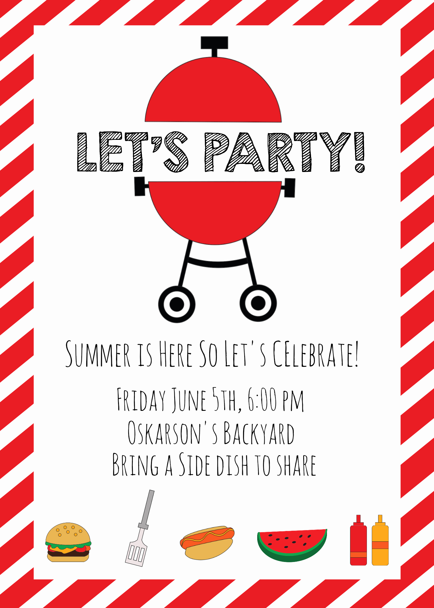 Free Downloadable Bbq Invitation Template Lovely Summer Bbq Invitations and Ideas
