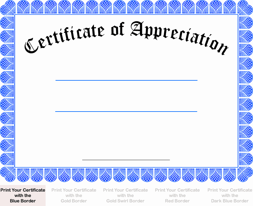 Free Downloadable Certificates Of Appreciation Elegant Printable Free Certificate Of Appreciation