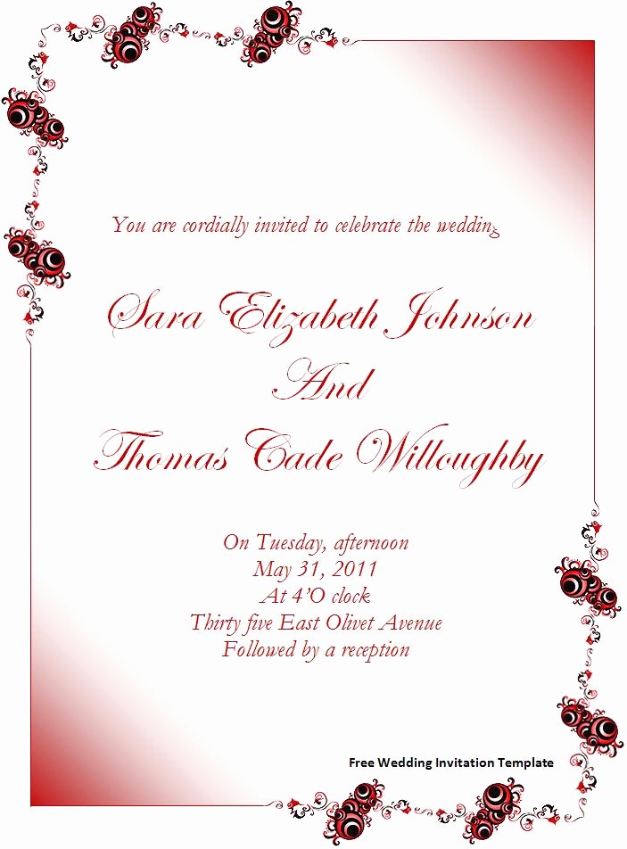 Free Downloadable Templates for Word Beautiful Downloadable Invitations Templates Invitation Template