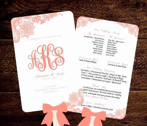 Free Downloadable Wedding Programs Templates Best Of Wedding Fan Program Printable Template by Pixelromance4ever
