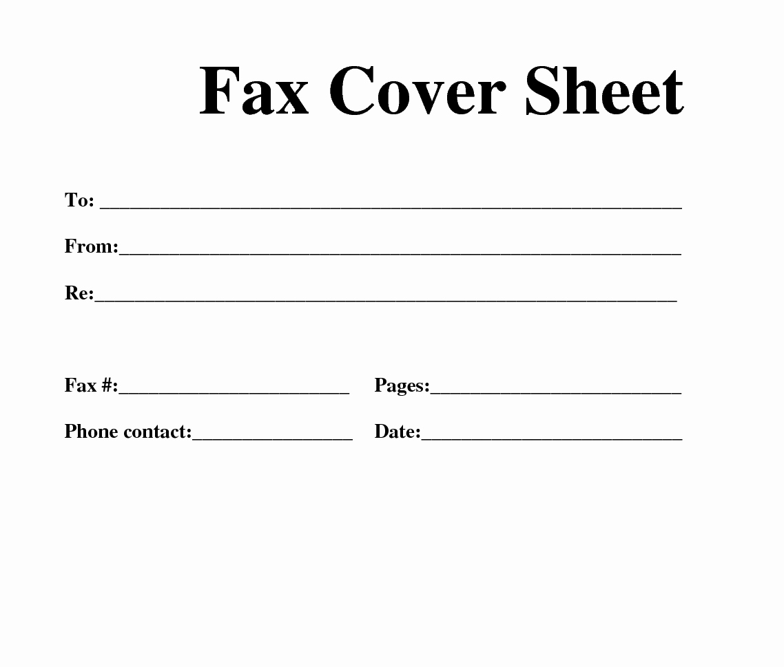 Free Downloads Fax Cover Sheet Fresh Free Fax Template