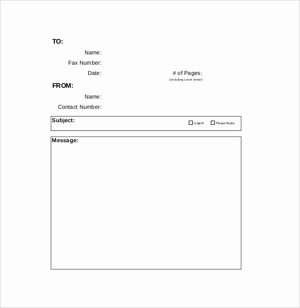 Free Downloads Fax Cover Sheet Inspirational 12 Blank Cover Sheet Templates – Free Sample Example