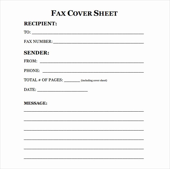 Free Downloads Fax Cover Sheet Unique Fax Cover Sheet 11 Free Pro Templates You Can Use Right