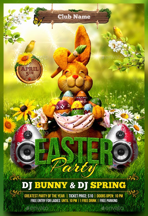 Free Easter Templates for Word Lovely 29 Easter Flyer Free Psd Ai Vector Eps format